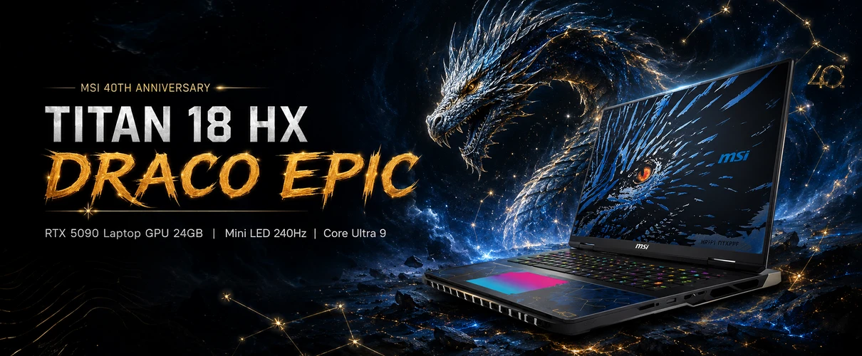 MSI Titan 18 HX Dragon Edition Draco Epic