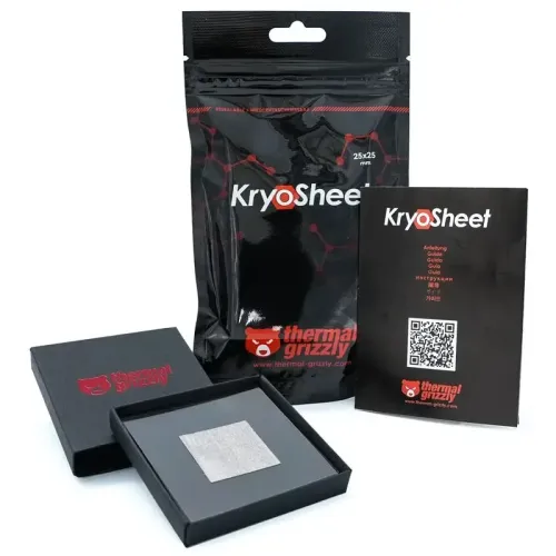 Thermal Grizzly KryoSheet Pad Termico - 25 × 25 × 0,2 mm
