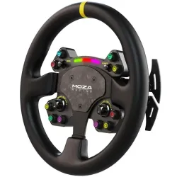 MOZA RS V2 Volante Rotondo - Pelle (33cm)