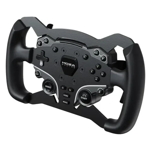 MOZA ES Formula Wheel Rim Mod - Telaio + Rivestimento in Gomma (28 cm)