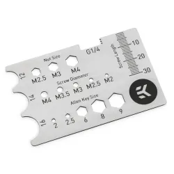 EKWB Gauge Card in Acciaio