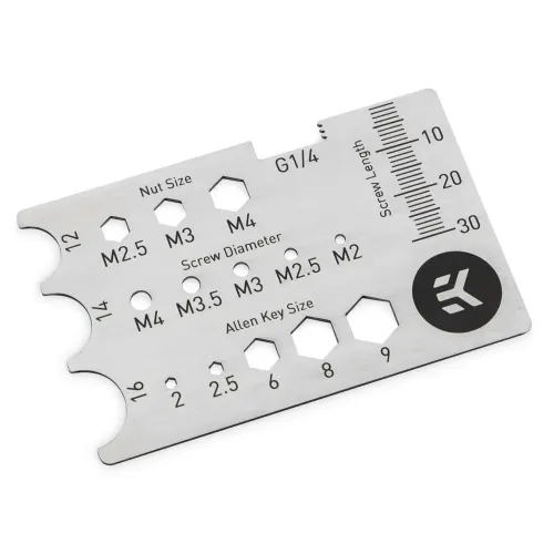 EKWB Gauge Card in Acciaio