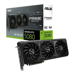 Asus Prime GeForce RTX 5080 16GB OC Edition, 16384 MB GDDR7, DLSS 4 Asus Prime GeForce RTX 5080 16GB OC Edition, 16384 MB GDDR7, DLSS 4