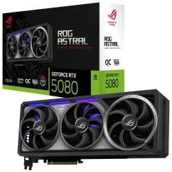 Asus ROG Astral GeForce RTX 5080 16GB OC Edition, 16384 MB GDDR7, DLSS 4 Asus ROG Astral GeForce RTX 5080 16GB OC Edition, 16384 MB GDDR7, DLSS 4