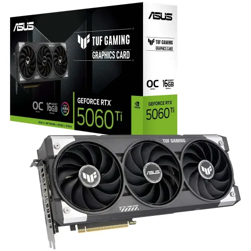 Asus TUF Gaming GeForce RTX 5060 Ti 16GB OC Edition, 16384 MB GDDR7, DLSS 4