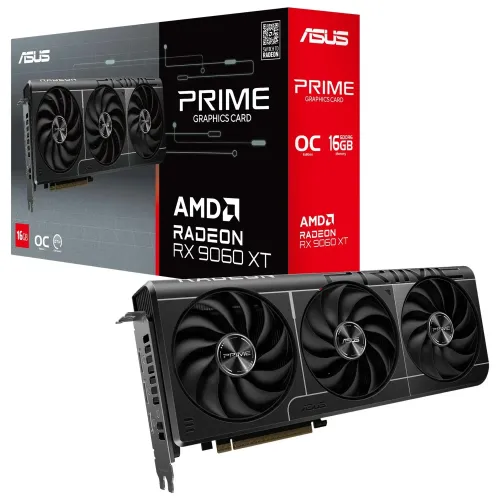 Asus Prime Radeon RX 9060 XT OC Edition 16GB GDDR6, RDNA 4