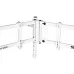 Thermaltake Triplo Supporto Da Corsa PRO per Monitor - Bianco