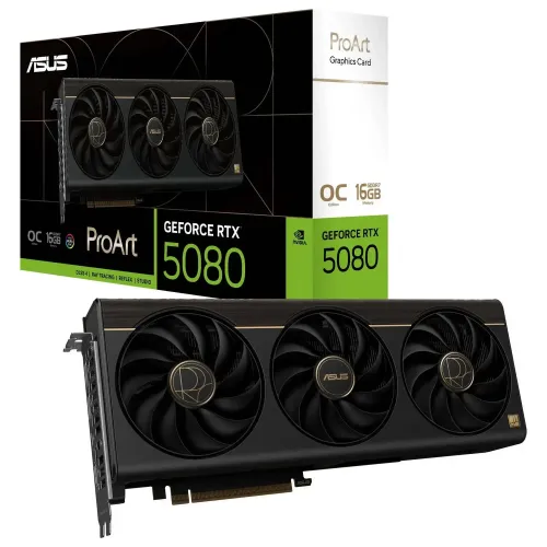 Asus GeForce RTX 5080 ProArt OC Edition, 16384 MB GDDR7, DLSS 4