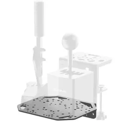 MOZA Mounting Plate Universale per cambio e freno a mano - Nero