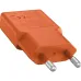 InLine Caricatore USB-C 30W GaN Doppio USB-C PD/PPS - Papaya/Arancione
