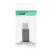 InLine Adattatore USB 3.2 Gen.2 - Spina USB-A a Presa USB-C, 10 Gb/s, Power Delivery 15W