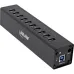InLine Hub USB 3.2 Gen.1 10 Porte - Corpo in Alluminio Nero con Alimentatore 4A