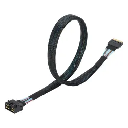 SilverStone SST-CPS08-8i - Cavo interno Mini SAS HD SFF-8643 a SlimSAS SFF-8654 8i - 600mm