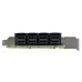SilverStone ECS08 - Scheda HBA Tri-Mode PCIe 3.1 x8 SAS/SATA/NVMe 16i