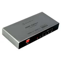 SilverStone SST-HS14 - Splitter HDMI 2.0 4K 1 Ingresso 4 Uscite con HDR10 e Dolby Vision
