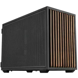 Lian Li x DAN Cases B4 Wood Edition - Case Micro-ATX SFF 21,3L, Noce nero