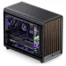Jonsbo D33 Wood - Case mATX Vetro Temperato con Frontale in Legno, Nero