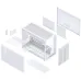 Jonsbo D33 - Case mATX Vetro Temperato, Bianco