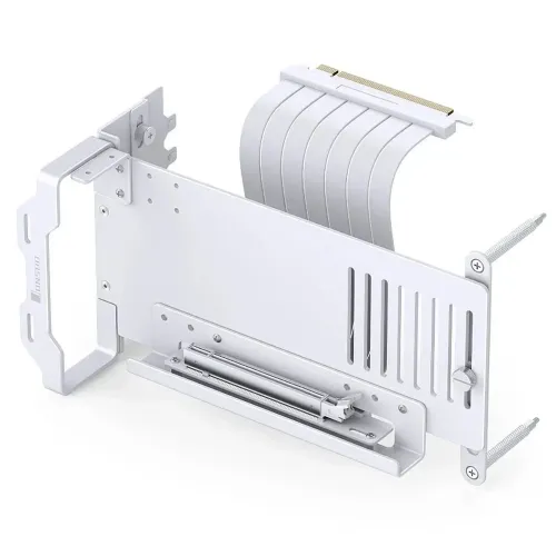 Jonsbo A50 - Supporto Verticale GPU con Cavo Riser PCIe 5.0, 175mm - Bianco