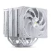 Jonsbo CC90 Dissipatore CPU Dual Tower Bianco - 6 Heat Pipe, Ventola PWM 130mm, Display a Segmenti, 285W TDP