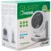 InLine SmartHome Ventilatore da Tavolo WLAN - Oscillante, Bianco/Grigio