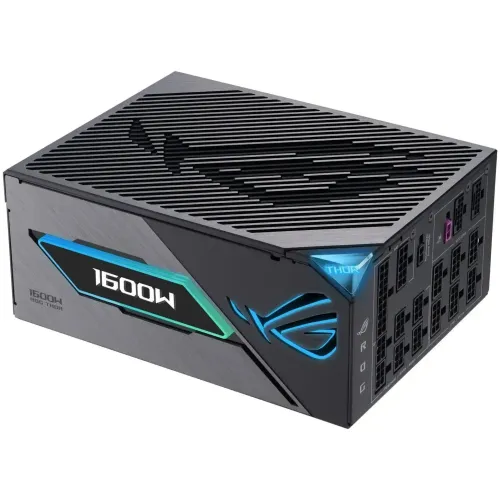 ASUS ROG Thor 1600W Titanium III EVO – ATX 3.1, 80 Plus Titanium, PCIe 5.1, Equalizer incluso