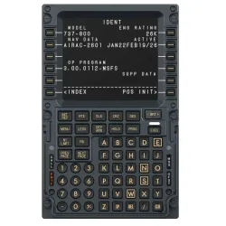 MOZA MB7F Flight Computer Display - Pannello CDU Boeing 737 per Simulazione di Volo