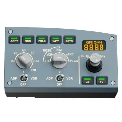 MOZA MA3F Electronic Flight Control Module R - Modulo EFIS Lato Destro per Cockpit Airbus