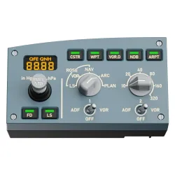 MOZA MA3F Electronic Flight Control Module L - Modulo EFIS Lato Sinistro per Cockpit Airbus