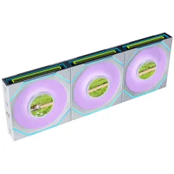 Lian Li Uni Fan SL-INF LCD Flex Wireless - Kit 3 Ventole 120mm ARGB con Display LCD 1.8