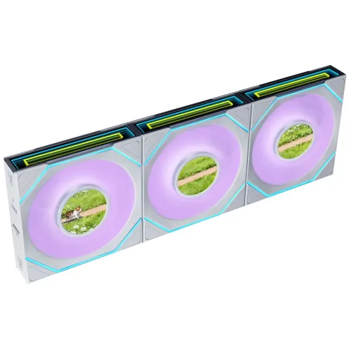 Lian Li Uni Fan SL-INF LCD Flex Wireless - Kit 3 Ventole 120mm ARGB con Display LCD 1.8