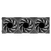 Lian Li UNI FAN TL LCD FLEX Wireless 120mm ARGB - Kit 3 Ventole con Controller - Nero