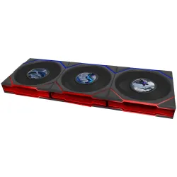 Lian Li UNI FAN TL LCD FLEX Wireless 120mm ARGB - Kit 3 Ventole con Controller - Nero