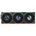 Lian Li UNI FAN TL LCD FLEX Wireless 120mm ARGB - Kit 3 Ventole Reverse con Controller - Nero