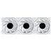 Lian Li UNI FAN TL LCD FLEX Wireless 120mm ARGB - Kit 3 Ventole Reverse con Controller - Bianco