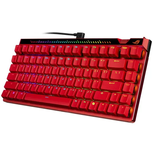 Asus ROG Falchion Ace 75 HE LAVA RED - Tastiera Gaming 75% Hall Effect, Switch Magnetici ROG HFX V2 - Layout US
