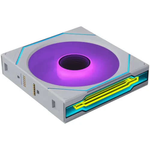 Lian Li UNI FAN SL-INF FLEX Wireless - Ventola ARGB Reverse Blade 120mm - Bianco